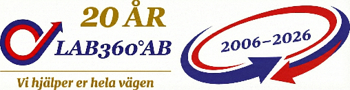 LAB 360 grader AB logotyp