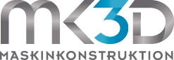 MK3D Maskinkonstruktion 3D Design AB logotyp