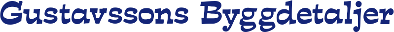 Gustavssons Byggdetaljer AB logotyp