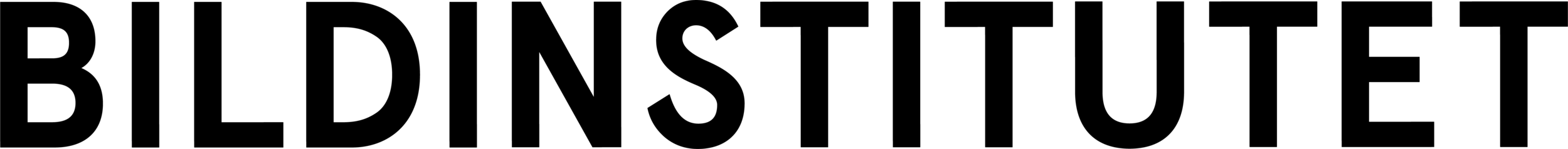 Bildinstitutet STHLM AB logotyp