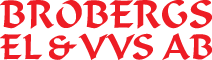 Brobergs EL & VVS AB logotyp