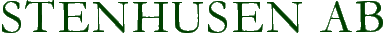 STENHUSEN HÖRNHUSET AB logotyp