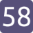 Taxi 58 AB logotyp