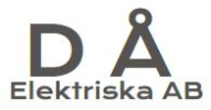 D Å Elektriska AB logotyp