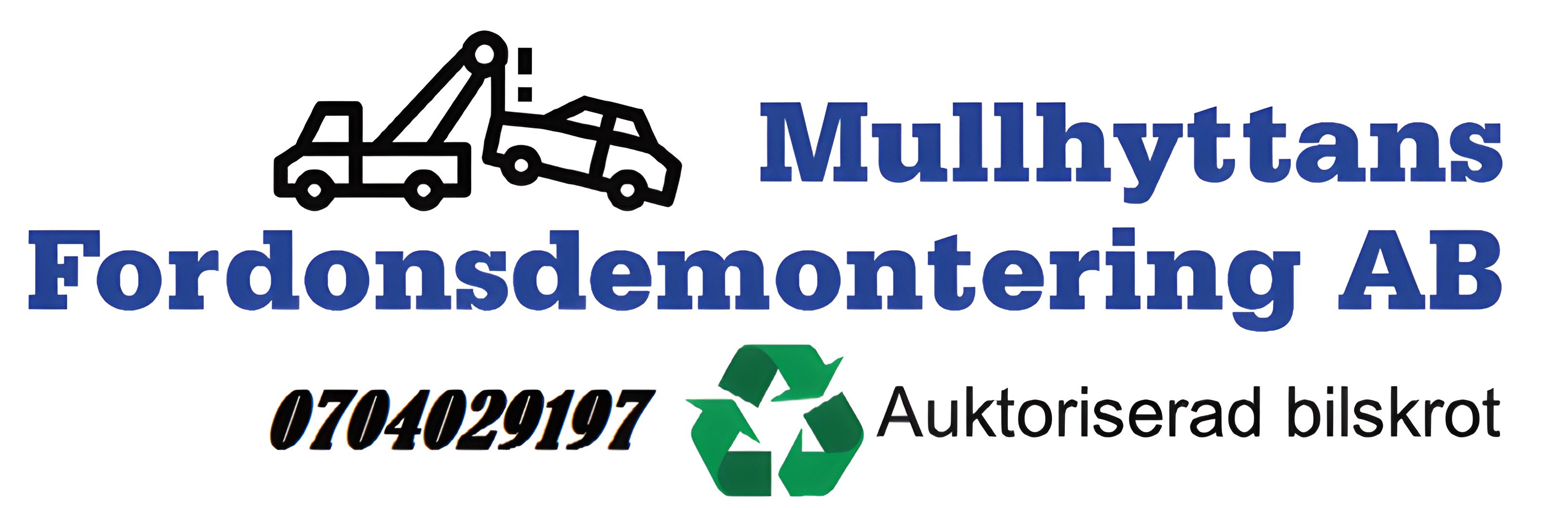 Mullhyttan Fordonsdemontering AB logotyp