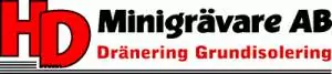 H.D Minigrävare AB logotyp
