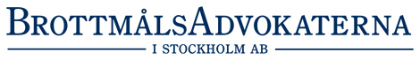 Brottmålsadvokaterna i Stockholm AB logotyp