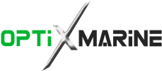 Optixmarine production AB logotyp