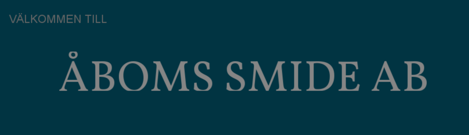 Åboms Smide AB logotyp
