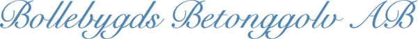 Bollebygds Betonggolv AB logotyp