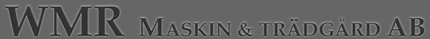 WMR Maskin & Trädgård AB logotyp