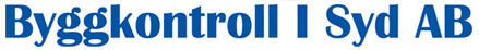 Byggkontroll i Syd AB logotyp