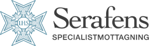 Serafimerlasarettets specialistmottagning AB logotyp