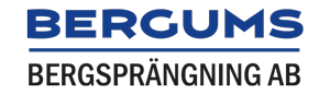 Bergums Bergsprängning Aktiebolag logotyp