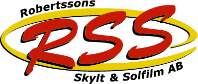 Robertssons Skylt- och solfilm AB logotyp