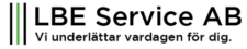 LBE Service AB logotyp