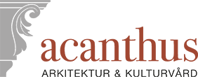 Acanthus Arkitektur och Kulturvård AB logotyp