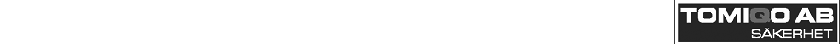 TOMIQO Säkerhet i Sverige AB logotyp
