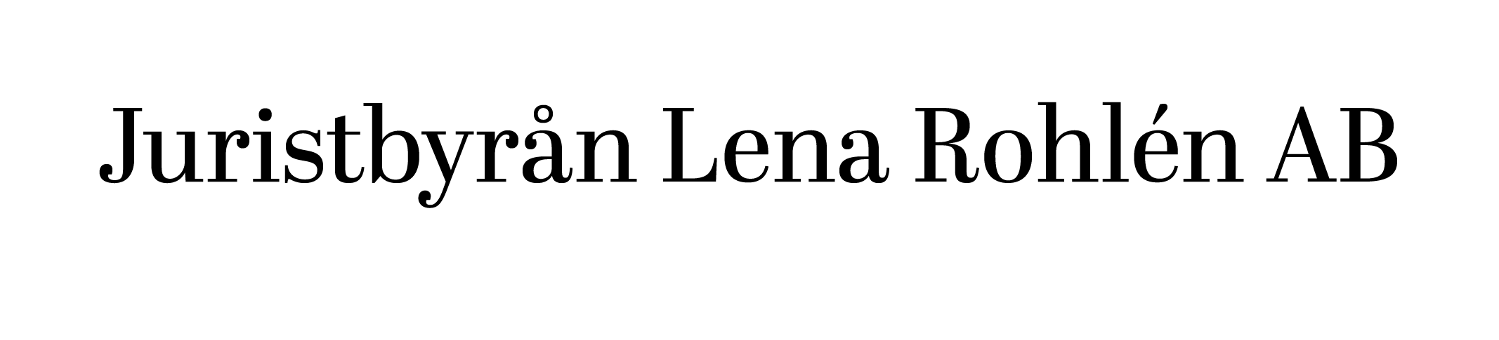 Juristbyrån Lena Rohlén AB logotyp
