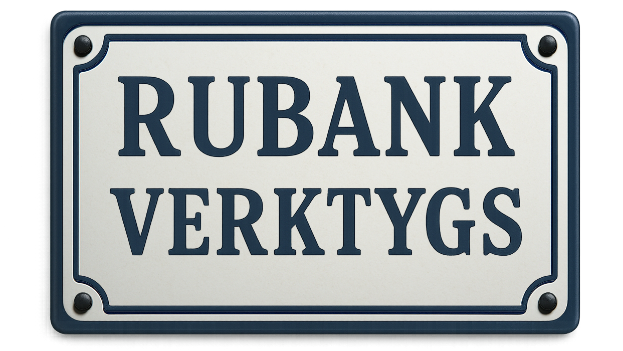 Rubank Verktygs no.1 AB logotyp