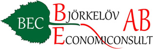 BEC Björkelöv Ekonomiconsult AB logotyp