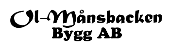 Ol-Månsbackens Bygg AB logotyp
