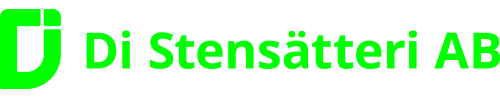 D I Stensätteri AB logotyp