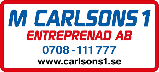 M Carlsons1 Entreprenad AB logotyp