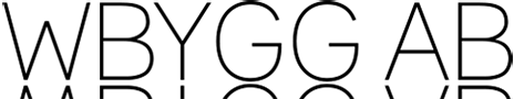 WBygg & Fastighets AB logotyp