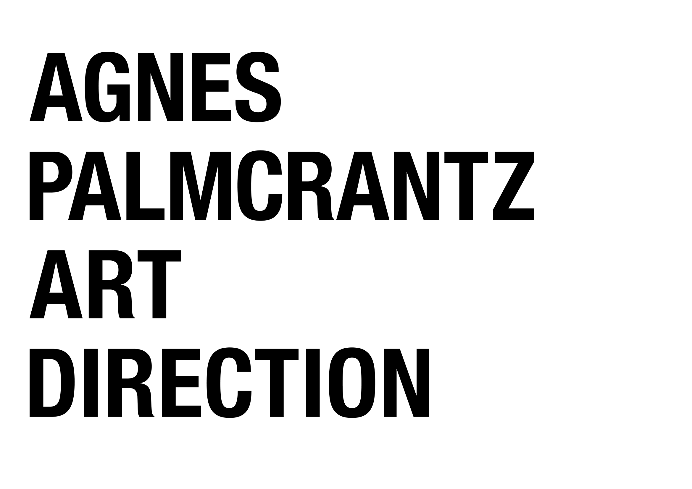 Agnes Palmcrantz Art Direction AB logotyp