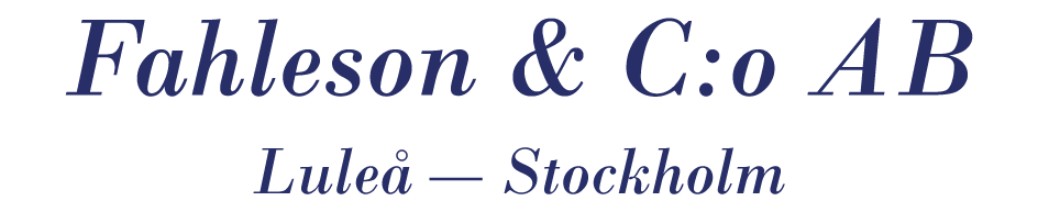 Fahleson & Co AB logotyp
