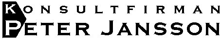 Konsultfirman Peter Jansson AB logotyp