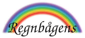 Regnbågens böcker & smycken AB logotyp
