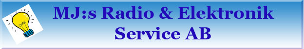 MJ's Radio & Elektronik Service AB logotyp