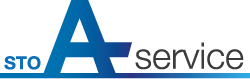 STO A-service AB logotyp