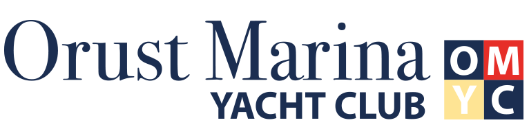 AB Orust Marina Yacht Club O.M.Y.C. logotyp