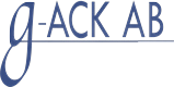 g-ACK AB logotyp