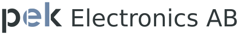 PEK Electronics AB logotyp