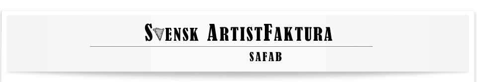Svensk ArtistFaktura AB logotyp