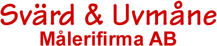Svärd & Uvmåne Målerifirma AB logotyp