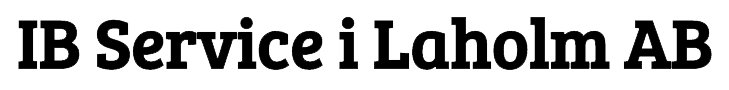 IB Service i Laholm AB logotyp
