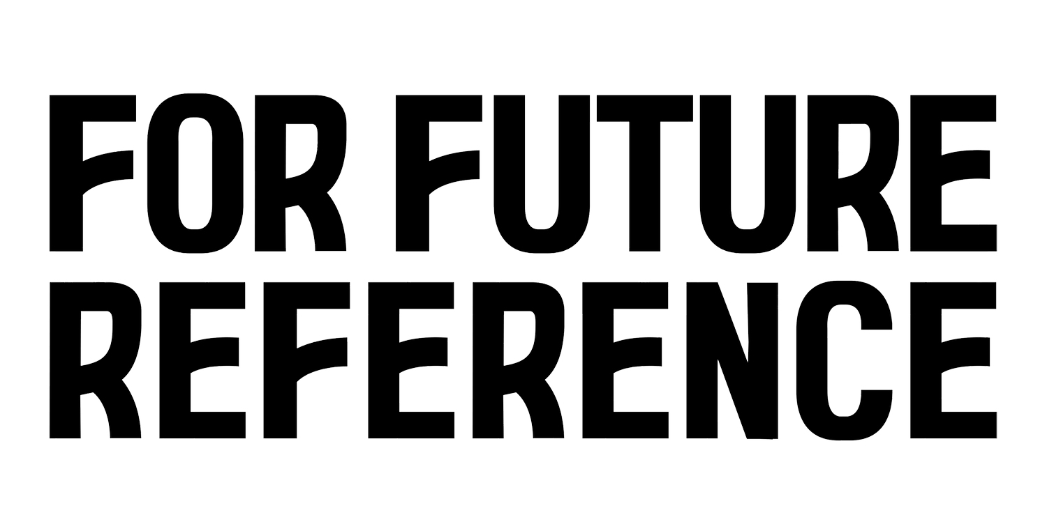 For Future Reference AB logotyp