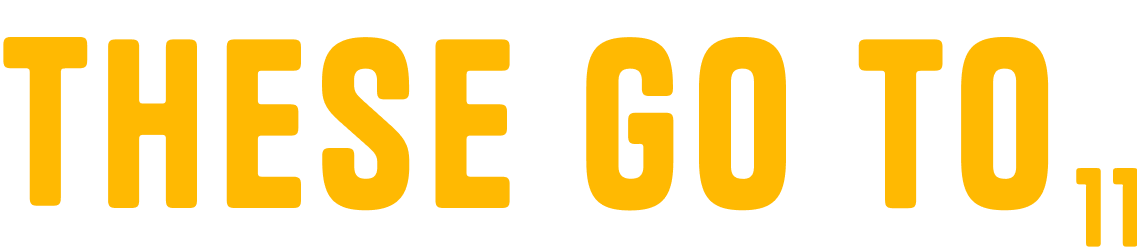 These Go To 11 AB logotyp