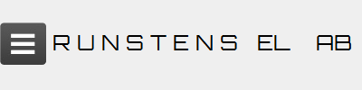 Runstens El AB logotyp