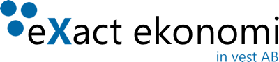 eXact ekonomi in vest AB logotyp