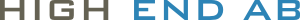 High End AB logotyp