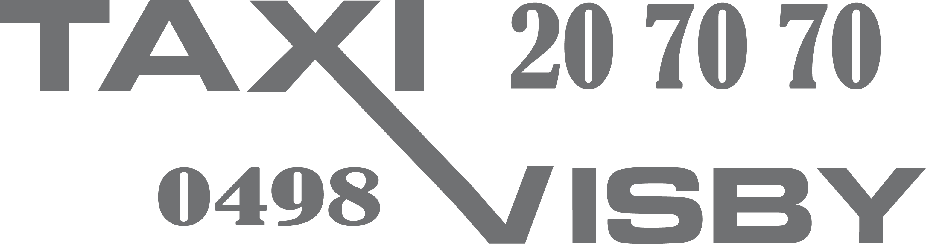 Taxi Visby 20 70 70 AB logotyp