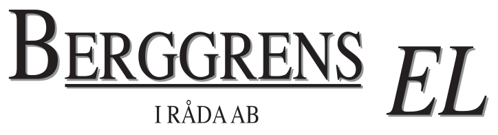 Berggrens El i Råda AB logotyp