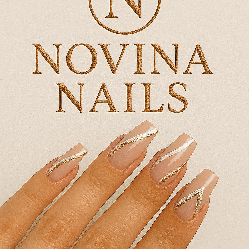 Novina nails and service AB logotyp