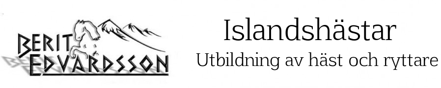 Berit Edvardsson Islandshästar Aktiebolag logotyp